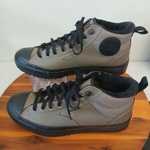 Converse Chuck Taylor Malden Street Boots Mens 11.5 Taupe Mid Shoes A14619C